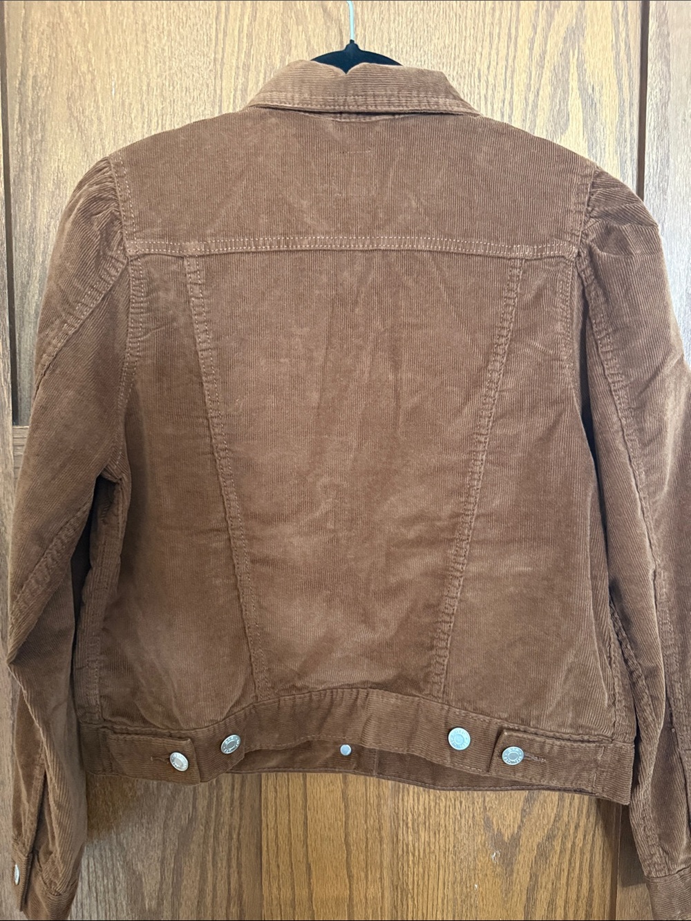 GAP Women's Rust Brown Corduroy Trucker Jacket - Picture 4 of 5